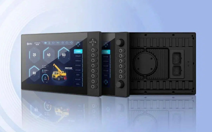 10寸移動(dòng)機(jī)械顯示屏，CAN通信